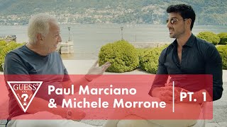 Part One Sit Down with Michele Morrone and Paul Marciano [upl. by Introc489]