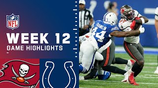 Buccaneers vs Colts Week 12 Highlights  NFL 2021 [upl. by Nitnelav]