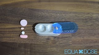 Equadose Pill Cutter Perfect Halves  New Instructional Video [upl. by Icats]