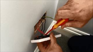 How to Change an Electrical Socket  UK [upl. by Llertal386]