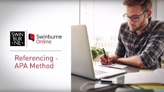 APA Referencing Guide  How To Reference  Swinburne Online [upl. by Nahgam350]