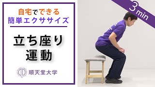 【運動不足解消】自宅でできる立ち座り運動 [upl. by Maurita]