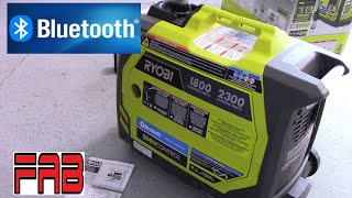 Ryobi 2300 Watt Inverter Generator with Bluetooth It’s so Quiet [upl. by Sugden]