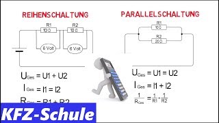 Reihenschaltung und Parallelschaltung  Erklärung  Berechnung [upl. by Enelegna]