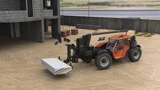 Sheet Material Handler Telehandler Attachment [upl. by Merrick]