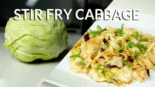 Stir Fry Cabbage Recipe  Very Easy amp Incredibly Tasty [upl. by Rosenberg]