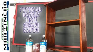 TUTORIAL  Como Aplicar BARNIZ TINTE SECADO RAPIDO de POLYFORM [upl. by Dyanna]