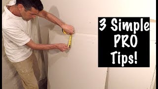 How to Cut Drywall EFFICIENTLY [upl. by Aioj]