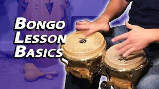 Basic Bongo Sounds and Patterns Lesson [upl. by Leoni]