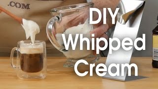 DIY whipped cream in 60 seconds [upl. by Maitilde]