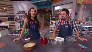 Receta Rajas con crema y elote  Cocineros Mexicanos [upl. by Abisia545]