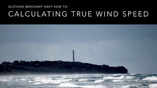 How to Calculate True Wind Speed [upl. by Ellehsad]