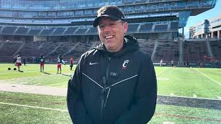 Scott Satterfield  Spring Practice 8 [upl. by Groscr]