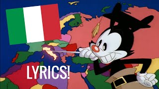 Yakkos world Italian lyrics [upl. by Adnorrahs]