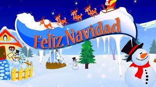 Feliz Navidad  Full Carol With Lyrics  Best Christmas Carols For Kids [upl. by Eilesor158]