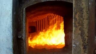 Coal Fired Power Plant Boiler Furnace Combustion [upl. by Cecile]