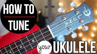 How to tune a ukulele THE EASY WAY [upl. by Lunsford911]