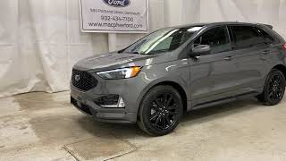 Gray 2021 Ford Edge ST LINE Review  MacPhee Ford [upl. by Enileuqcaj685]