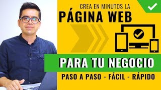 Cómo Crear Una Página Web para Mi Negocio ▶︎ Desde Cero Paso a Paso Profesional y Seguro 👌 [upl. by Clemmie]