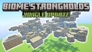 Adding a Jungle Biome Stronghold to Minecraft [upl. by Atteragram]