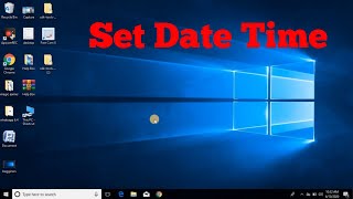 How to set Date Time on Computer Desktop Or Laptop [upl. by Pierce]