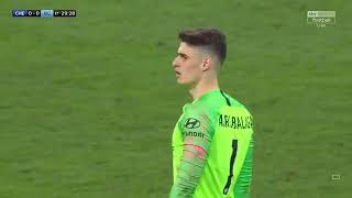 Kepa Arrizabalaga refuses to be substituted by Chelsea manager Maurizio Sarri [upl. by Anayrb]