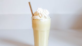 Vanilla Milkshake Recipe  2 Ingredients Only [upl. by Aicia]