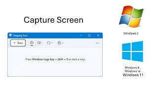 Screen Capture with Snipping Tool A Windows Tutorial [upl. by Ydnak618]