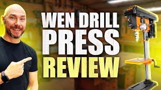 Wen Drill Press and Drill Press Table Unboxing and Review [upl. by Emlen]