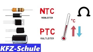 NTC amp PTC  Heißleiter und Kaltleiter Erklärung [upl. by Burnsed]