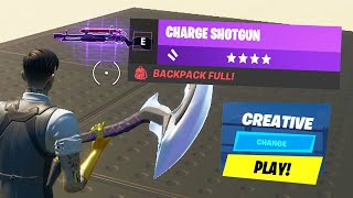 How To Get CHARGE SHOTGUN in Creative Map Code [upl. by Sapphera]