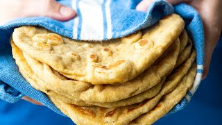 Easy Flatbread Recipe No Yeast [upl. by Siblee591]