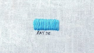 How to do a Satin Stitch [upl. by Yentiw]