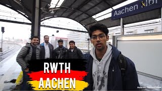 RWTH Aachen  Campus tour by Nikhilesh Dhure Meeting Indian students in Aachen [upl. by Vick]