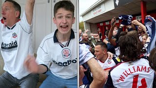 THE MOMENT BOLTON SECURE PROMOTION to LEAGUE ONE vs Crawley [upl. by Teiv541]