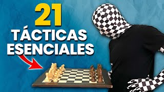 21 TÁCTICAS para GANAR en AJEDREZ [upl. by Naitsyrk]