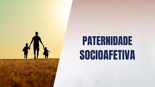 Paternidade socioafetiva [upl. by Messere]