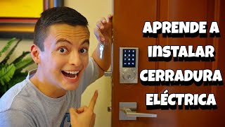 APRENDE A INSTALAR UNA CERRADURA ELECTRÓNICA KWIKSET [upl. by Lisk]