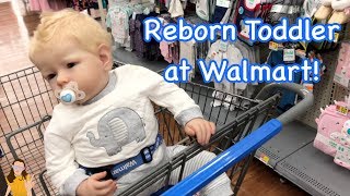 Reborn Toddler Max Shopping at Walmart  Kelli Maple [upl. by Suilmann]