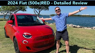 2024 Fiat 500e RED  Detailed Review [upl. by Franek]