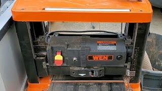 WEN 13quot planer review [upl. by Pattison357]