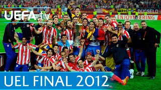 2012 UEFA Europa League final highlights  AtléticoAthletic Bilbao [upl. by Krebs]