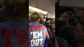 Police use taser on passenger American Airlines [upl. by Atsyrc347]