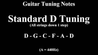 Guitar Tuning Notes  1 Step Down [upl. by Ttegdirb]