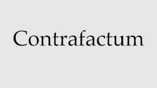 How to Pronounce Contrafactum [upl. by Nuahc]