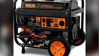 WEN DF475T Dual Fuel 120V Reviews Portable and Electric Start Generator [upl. by Benedikta]