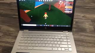 How to play Roblox on a laptop with no mouse remake video [upl. by Ellenwad]