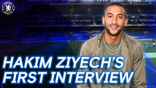 Hakim Ziyechs First Interview  Welcome To Chelsea  Exclusive [upl. by Aihsila]