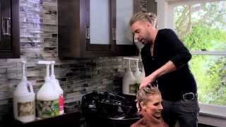 How to Cleanse MidLength Hair  WEN Gallon [upl. by Brennan]