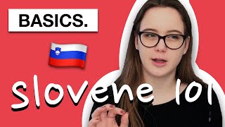 Learn Slovenian  Basics  Slovene 101 [upl. by Ardnaid]